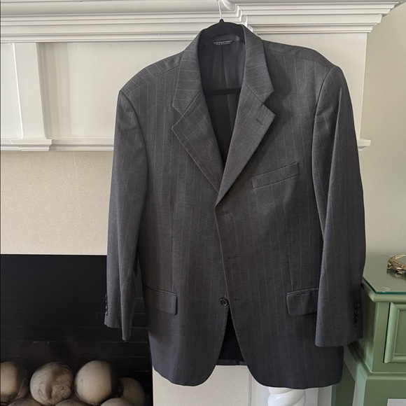Harold's Gray Pinstripe Blazer